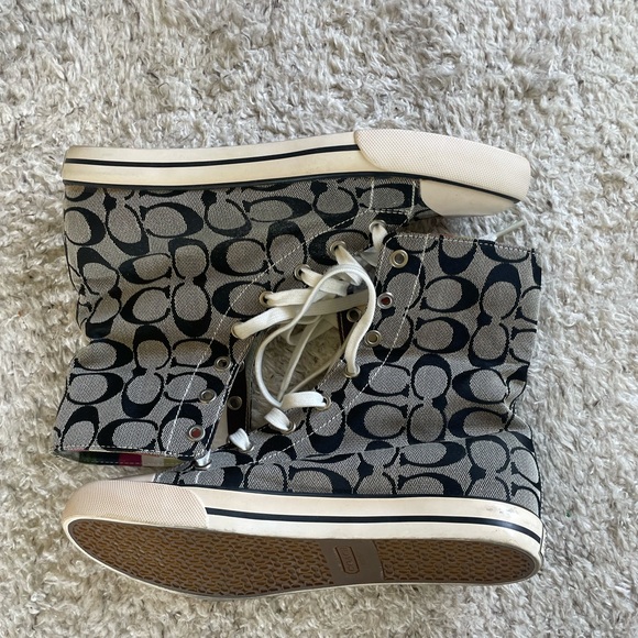 Coach logo high tops sneakers - Picture 1 of 2